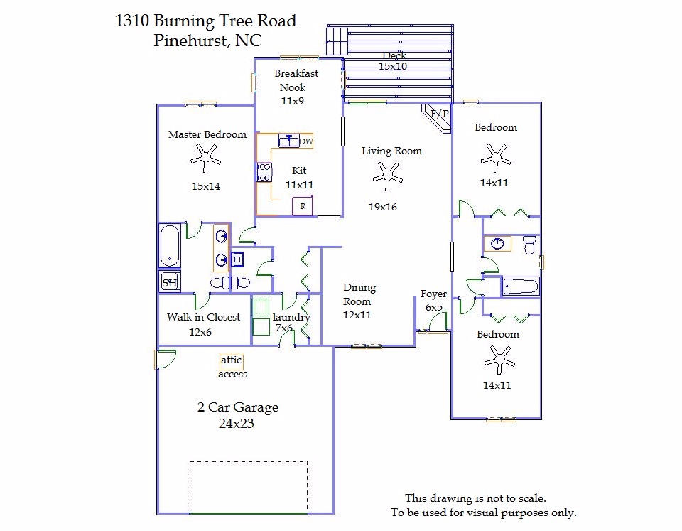 1310 Burning Tree Road Pinehurst, NC 28374 - Photo 27 of 27 1310 Burning Tree, floor plan