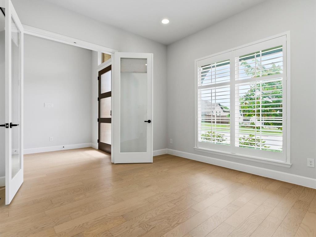 1614 Ripasso Way McLendon-Chisholm, TX 75032 - Photo 25 of 40 Front Bedroom/Office with french doors