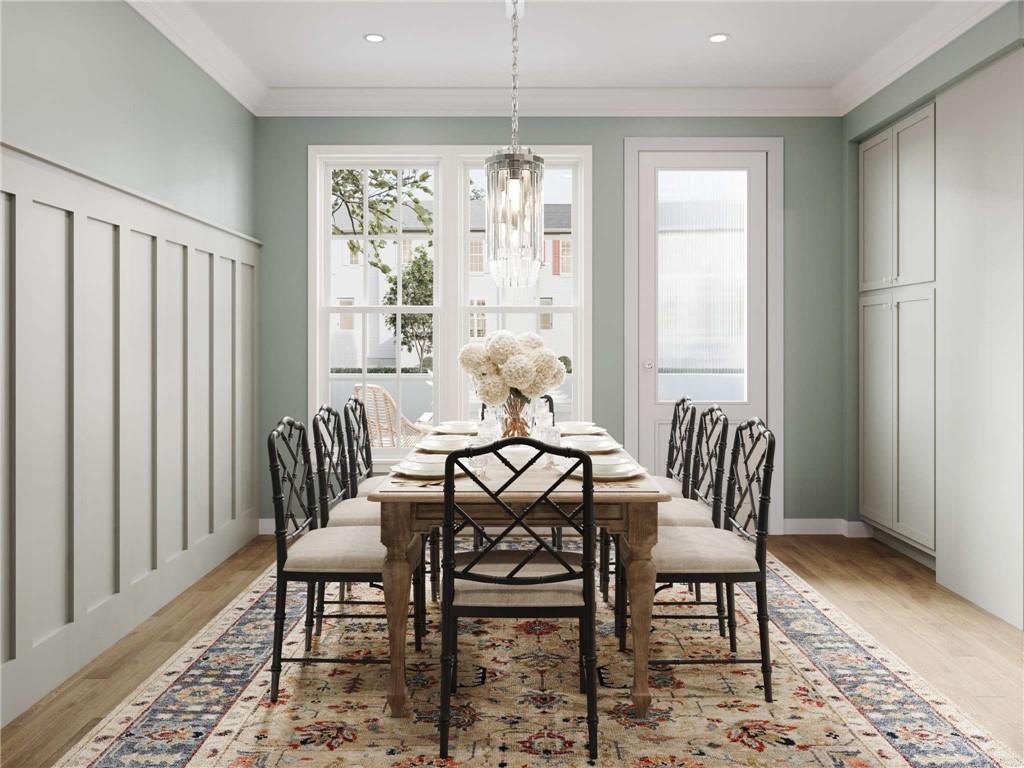 4014 Benton Way Bridgeville, PA 15017 - Photo 5 of 18 a view of a dining room with furniture window and wooden floor