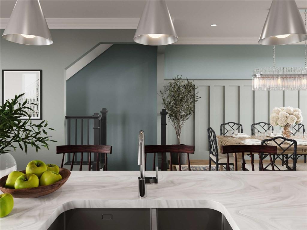 4014 Benton Way Bridgeville, PA 15017 - Photo 6 of 18 a dining room with furniture and wooden floor