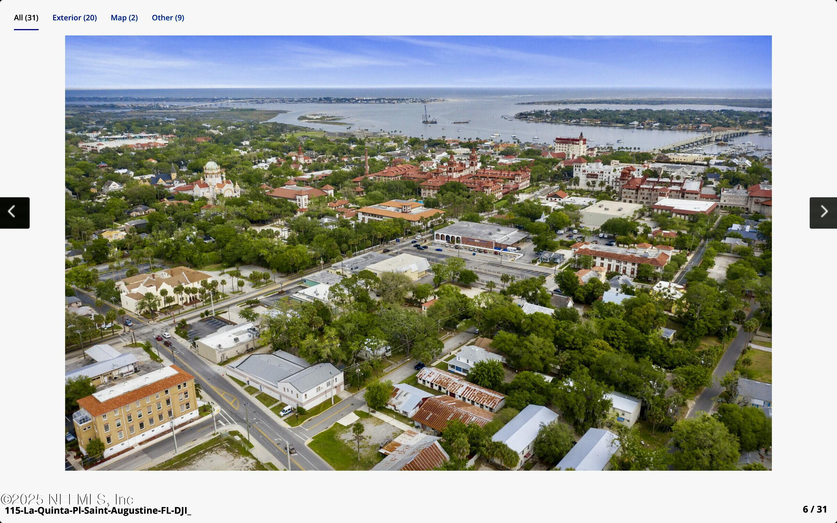 115 La Quinta Place St. Augustine, FL 32084 - Photo 31 of 32 a view of city with ocean
