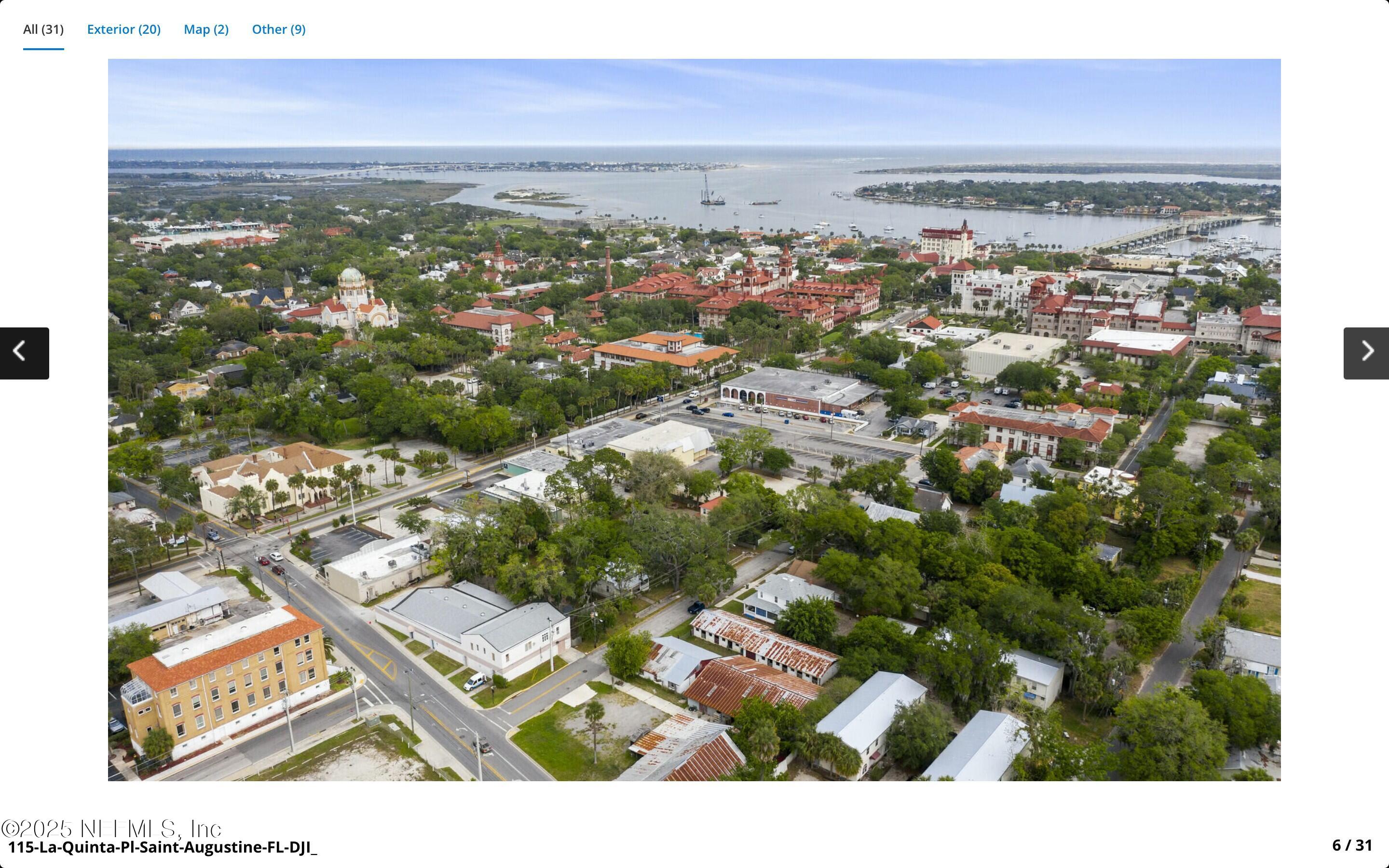 115 La Quinta Place St. Augustine, FL 32084 - Photo 32 of 32 a view of city with ocean