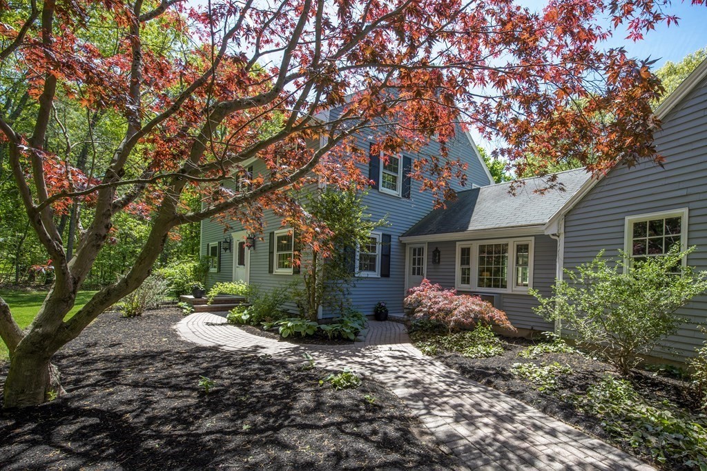 2 Pye Brook Lane Boxford, MA 01921 - Photo 25 of 30 a front view of house with yard and trees around