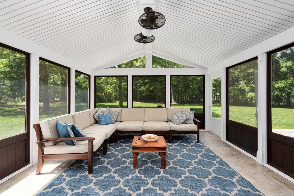 2 Pye Brook Lane Boxford, MA 01921 - Photo 9 of 30 a living room with furniture and a large window