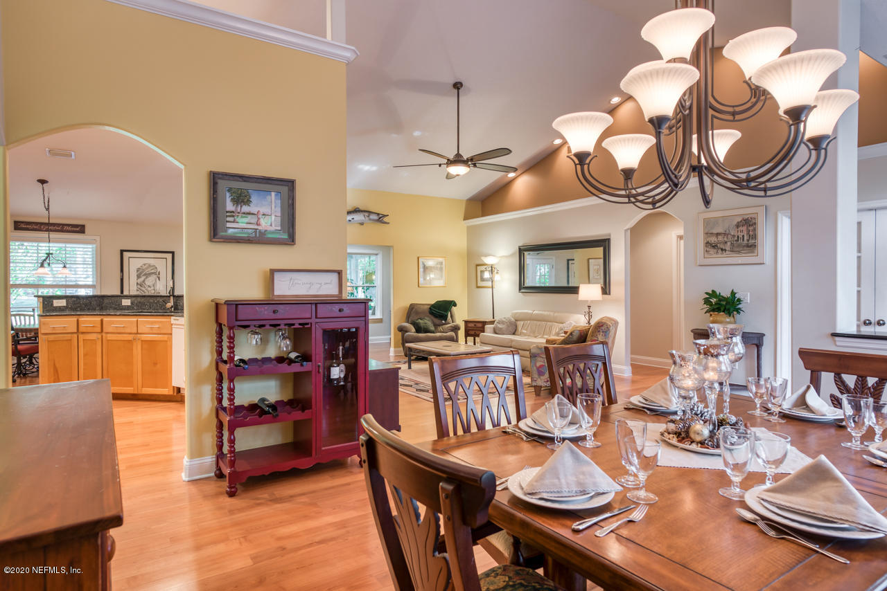 7020 Catlett Road St. Augustine, FL 32095 - Photo 8 of 50 a dinning area with furniture and chandelier