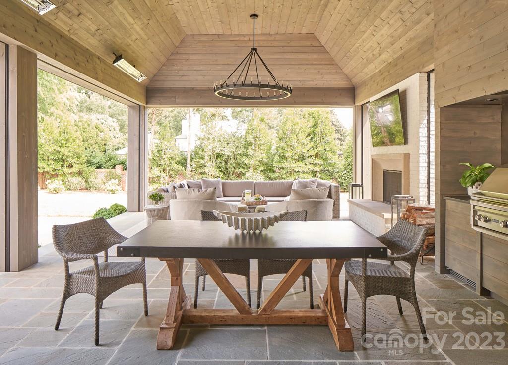 2527 Lemon Tree Lane Charlotte, NC 28211 - Photo 10 of 40 a view of a dining room with furniture window and outside view