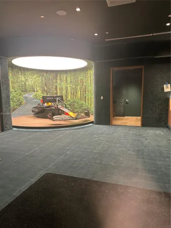 a outdoor space with lots of green space and garden view