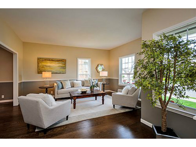 113 Channing Road Burlingame, CA 94010 - Photo 3 of 25 a living room with furniture and a large window