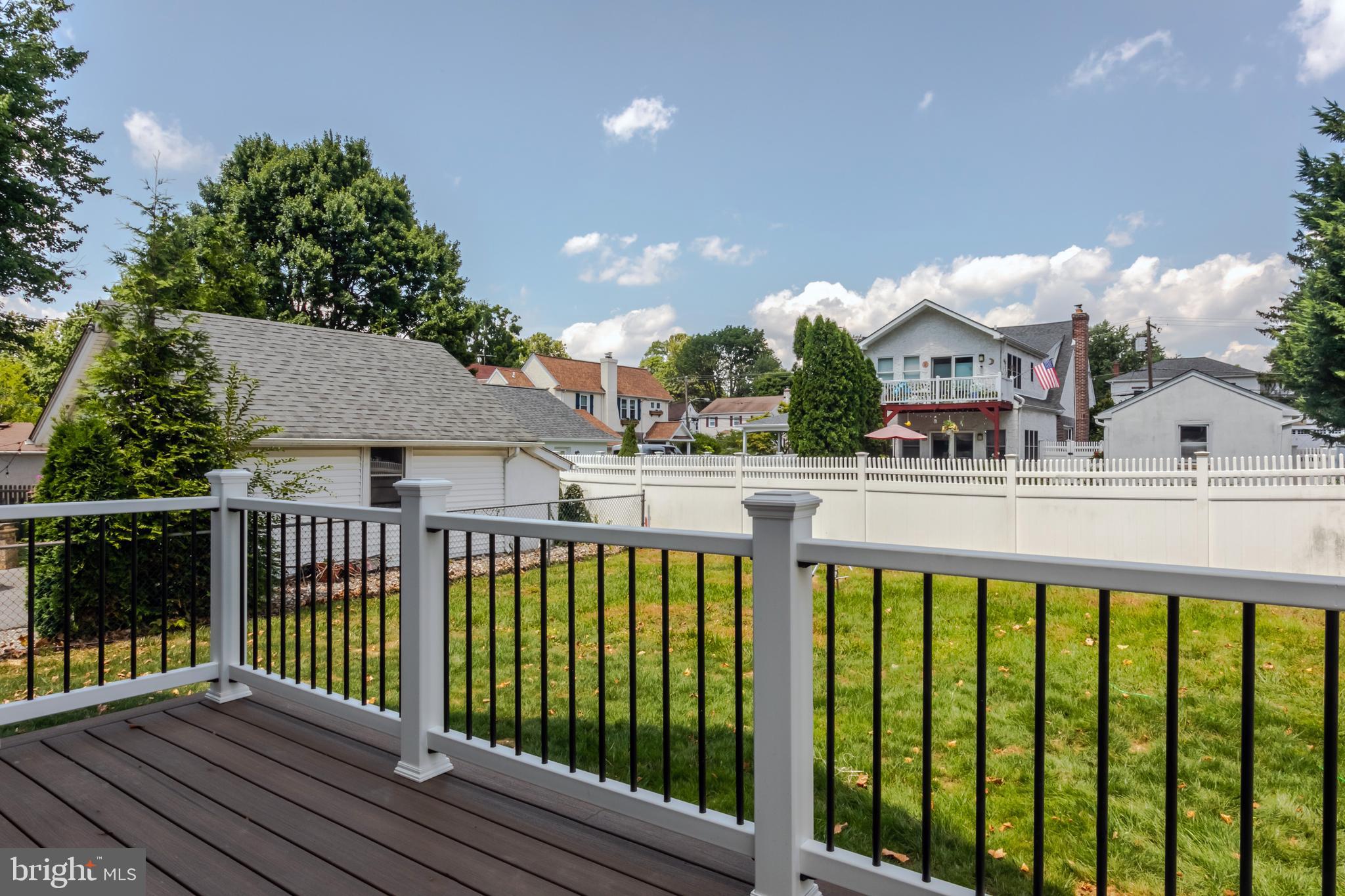10 Clover Lane Wayne, PA 19087 - Photo 63 of 66 Trex Deck Overlooking Yard