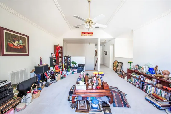 a play room with furniture
