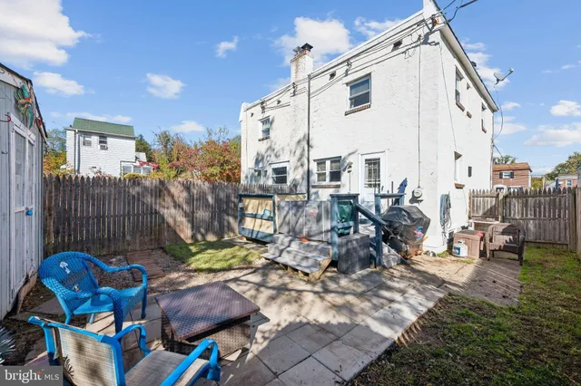 a view of outdoor seating space