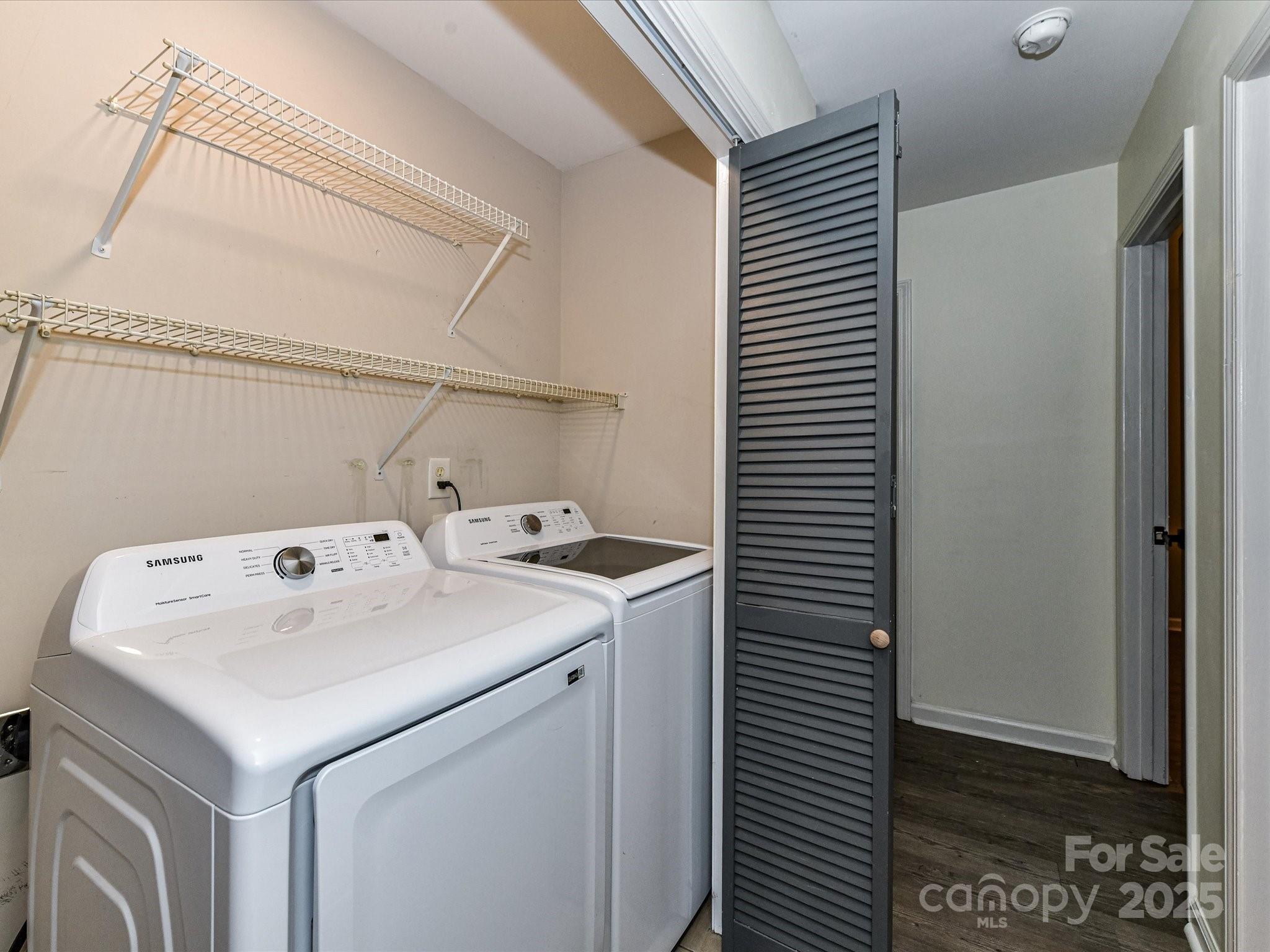 12224 Lullingstone Road Pineville, NC 28134 - Photo 20 of 26 a utility room with dryer and washer