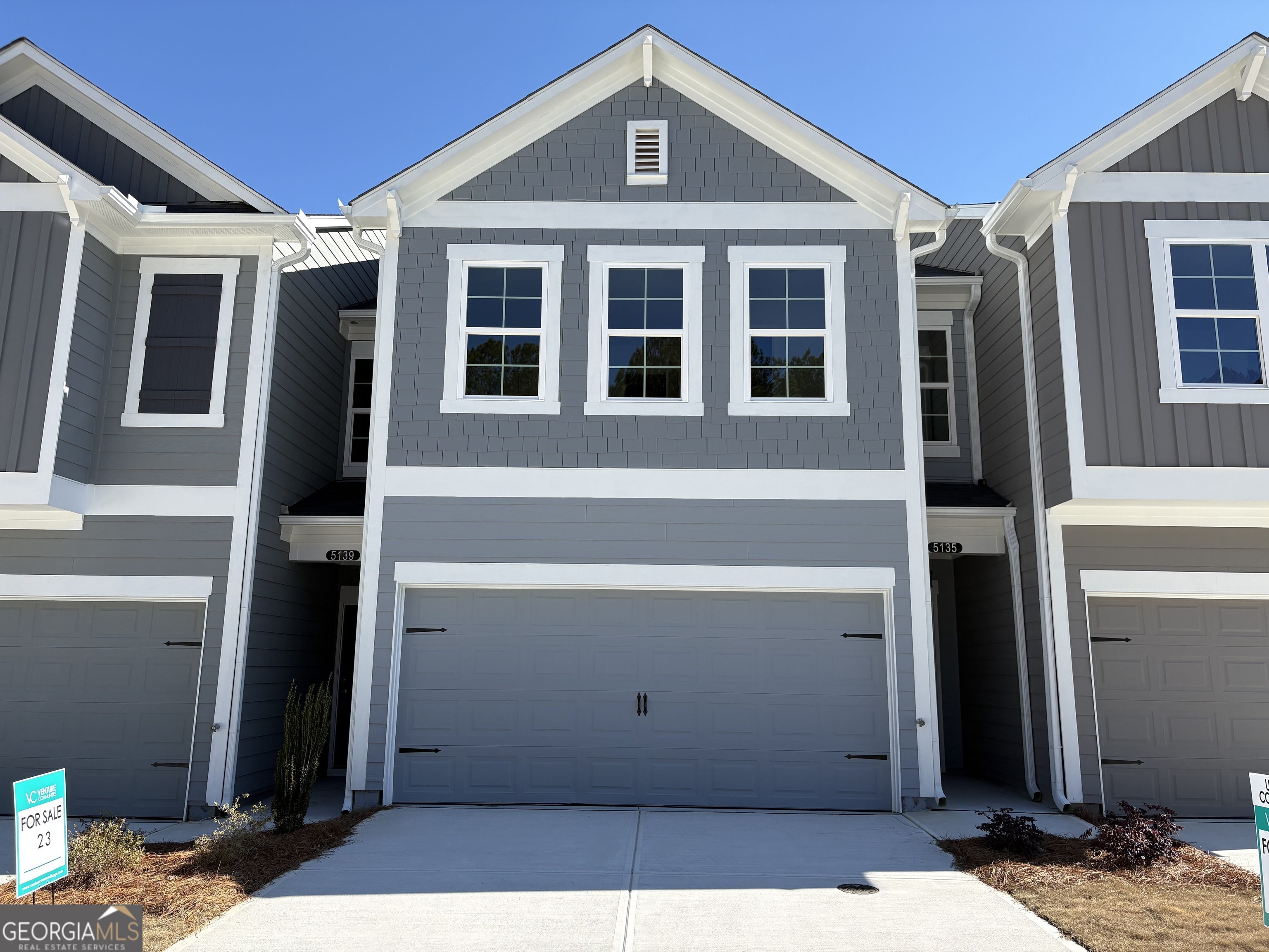 a front view of a house with a window