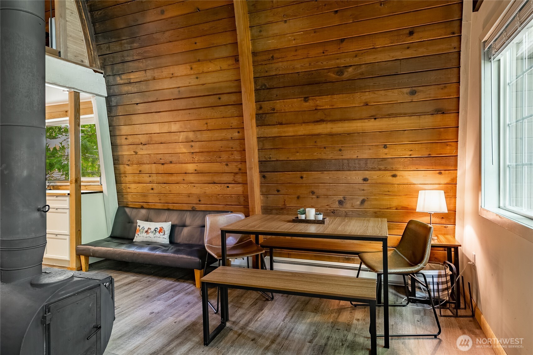 14001 Welcome Road Glacier, WA 98244 - Photo 20 of 39 a bench is sitting in front of a glass door