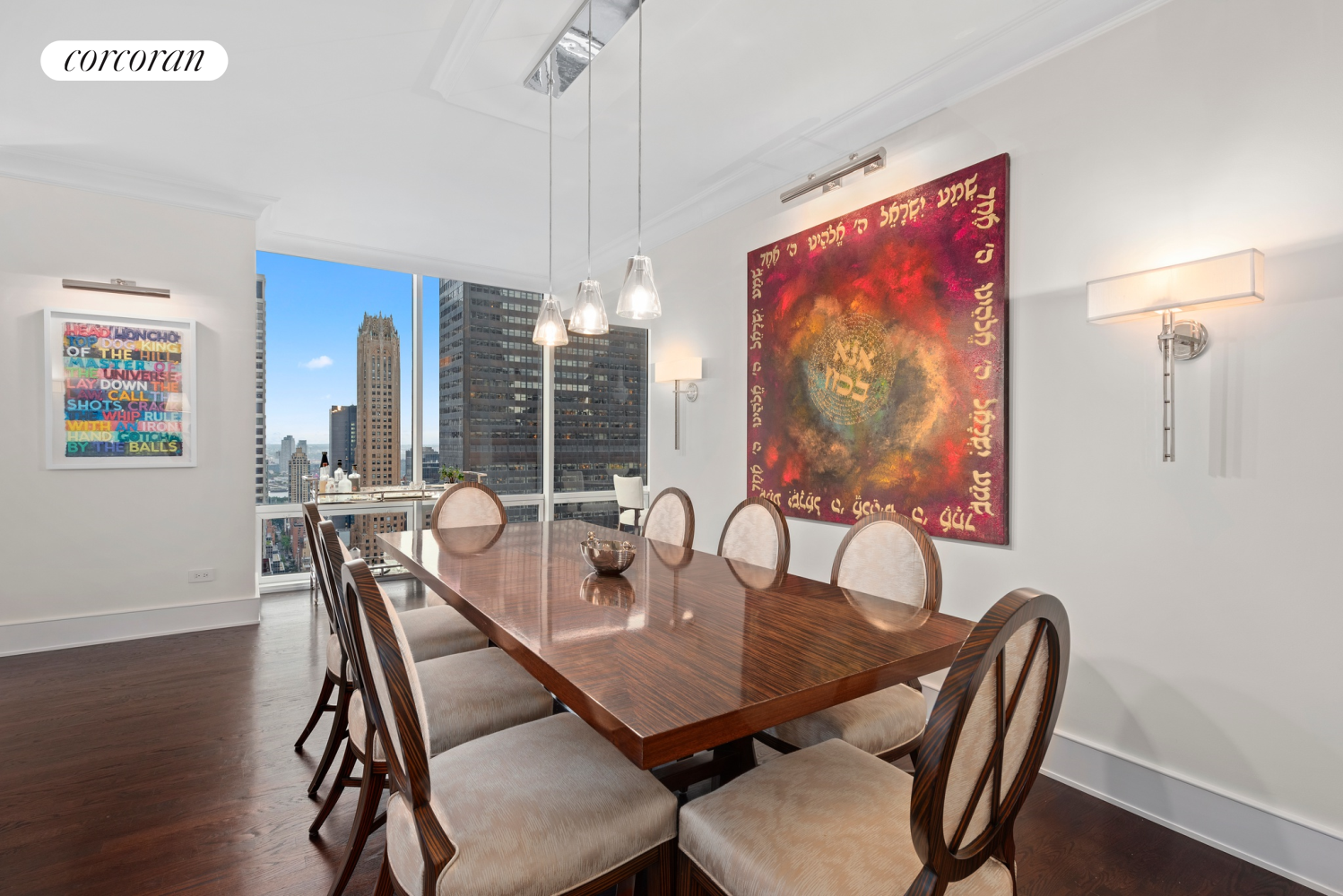 641 5th Avenue, Unit 32D Manhattan, NY 10035 - Photo 3 of 15 a view of a dining room with furniture window and wooden floor
