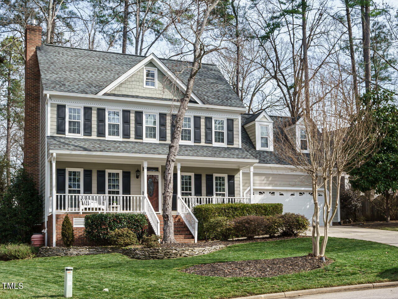 220 Custer Trail Cary, NC 27513 - Photo 30 of 31 a front view of a house with a yard