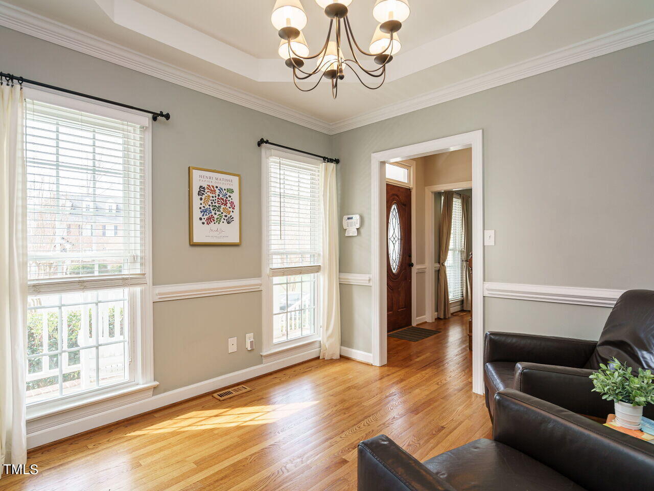 220 Custer Trail Cary, NC 27513 - Photo 7 of 31 a view of a livingroom with furniture window and wooden floor