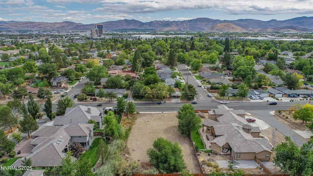 an aerial view of residential house with outdoor space