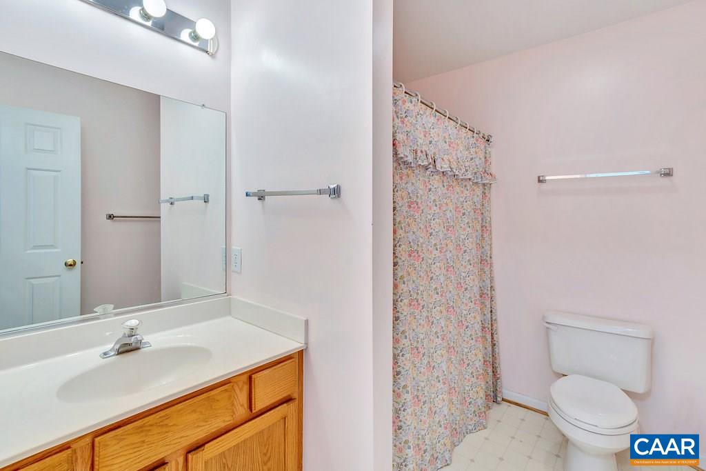 1641 Old Brook Road Charlottesville, VA 22901 - Photo 18 of 22 a bathroom with a granite countertop sink toilet and shower