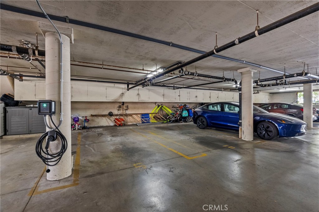 11274 Morrison Street, Unit 2 North Hollywood, CA 91601 - Photo 30 of 37 Unit Assigned Parking Spaces #5 & #6 (side-by-side) in Gated Subterranean Garage