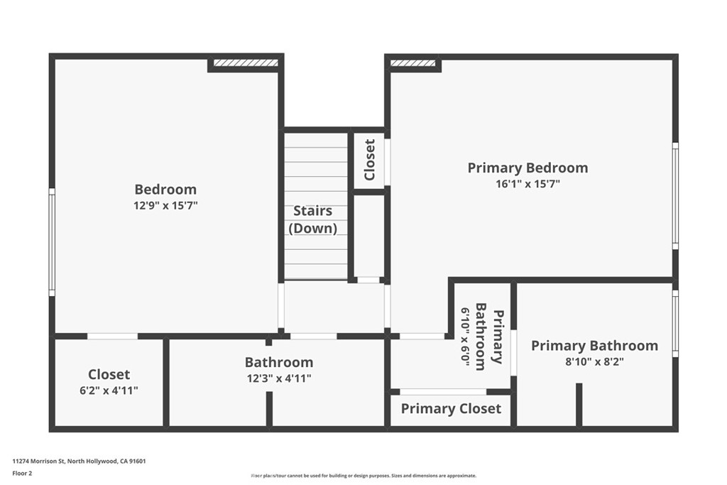11274 Morrison Street, Unit 2 North Hollywood, CA 91601 - Photo 37 of 37 Floorplan - 2nd Level
