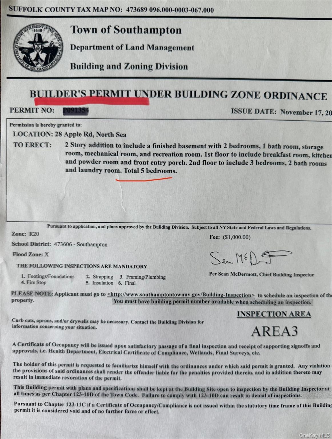 28 Apple Road Southampton, NY 11968 - Photo 3 of 3 View of miscellaneous property collateral
