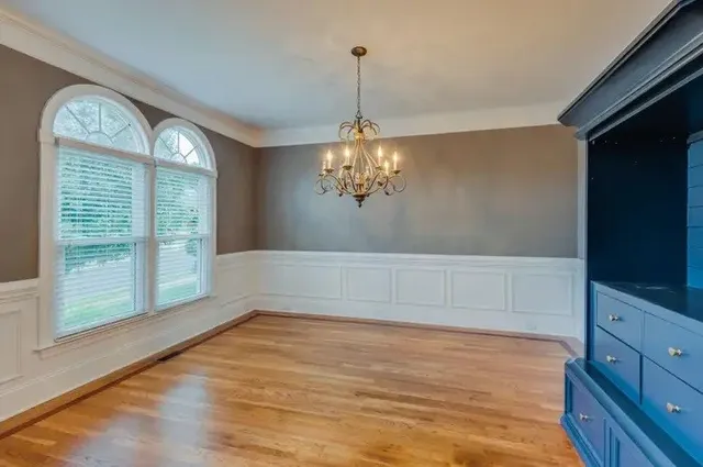 a view of livingroom with hardwood floor and window