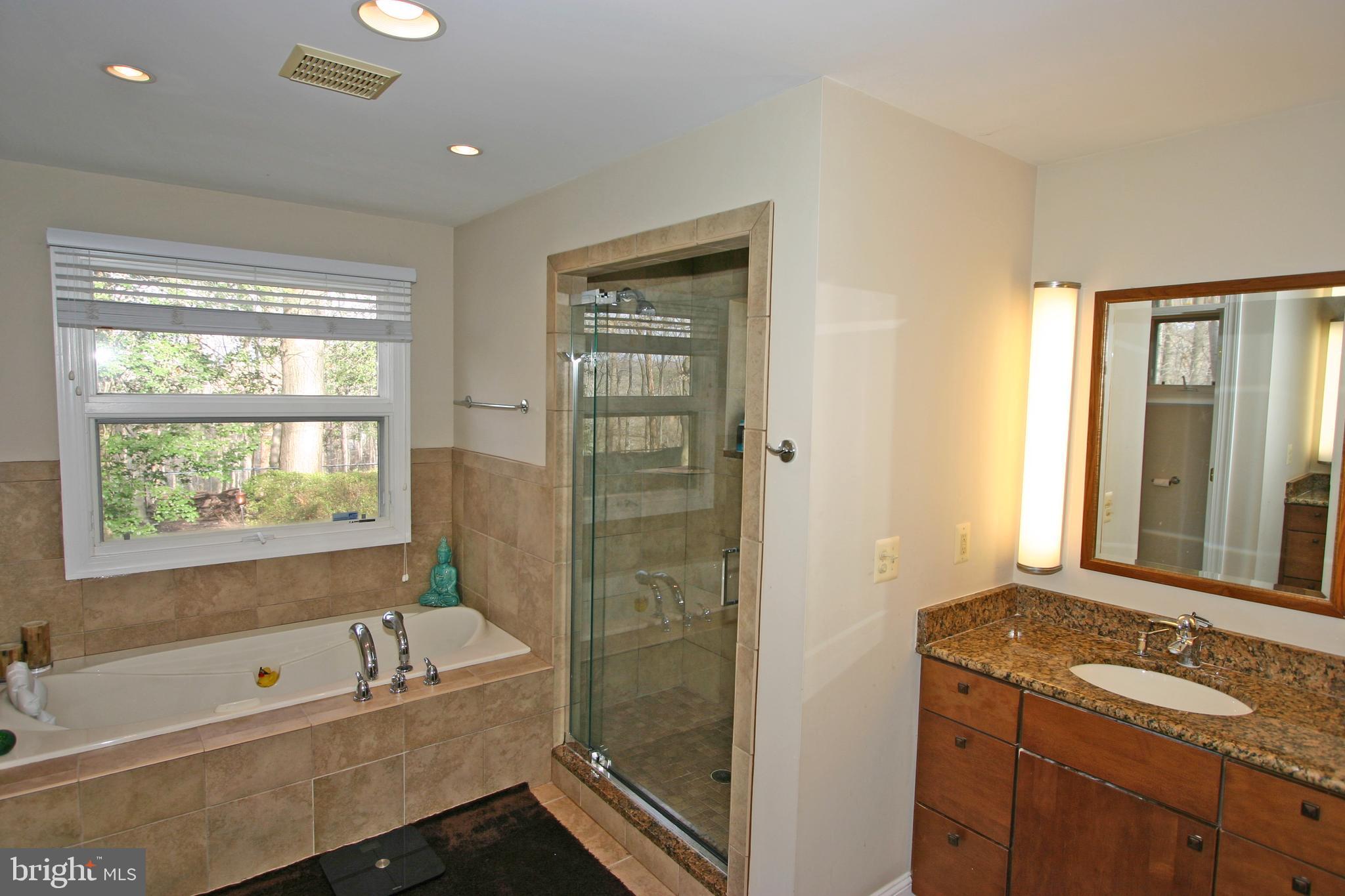 6613 Ridgeway Drive Springfield, VA 22150 - Photo 27 of 56 Master Bathroom w/ bubble massage hydrotherapy tub