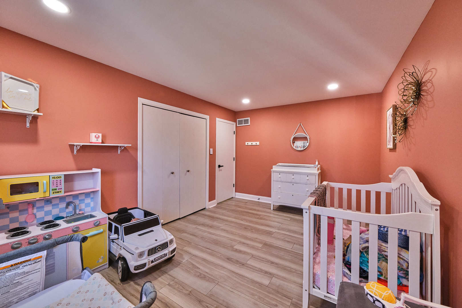 1115 Birch Road Homewood, IL 60430 - Photo 32 of 47 a bedroom with furniture and a wooden floor