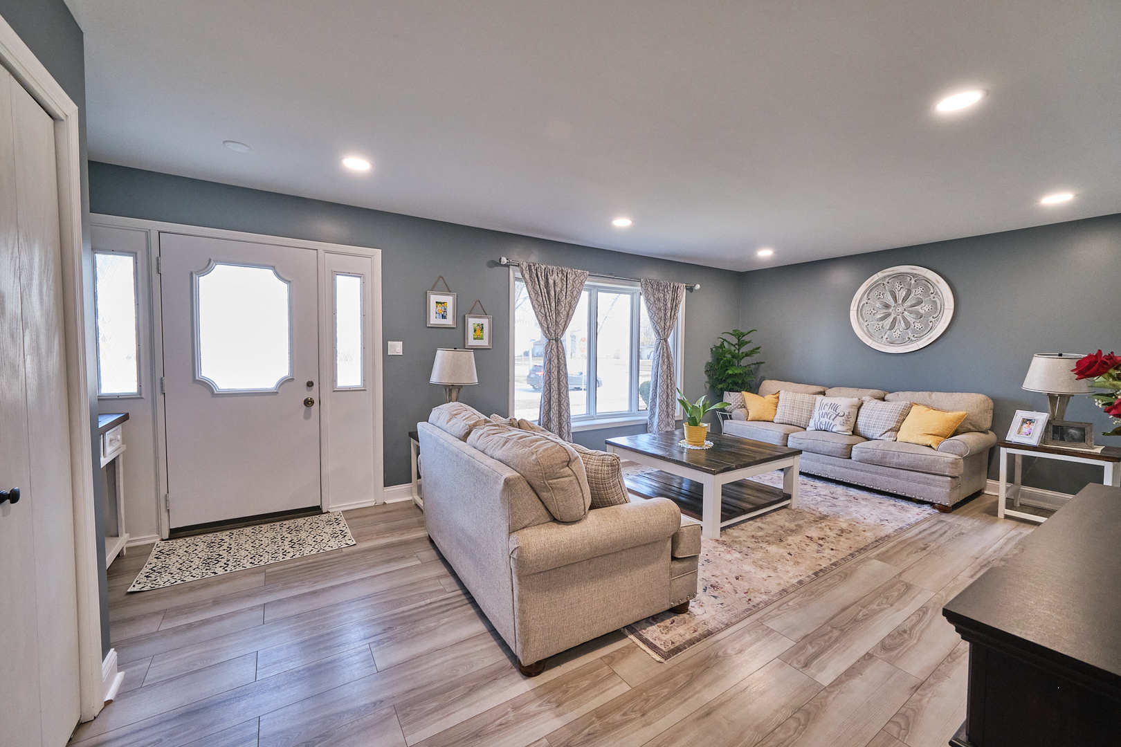 1115 Birch Road Homewood, IL 60430 - Photo 5 of 47 a living room with furniture and wooden floor