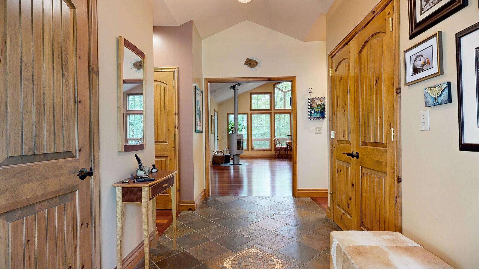 16 Knowles Point Road Bridgton, ME 04009 - Photo 58 of 158 1st Floor Entrance Hall & Half Bath