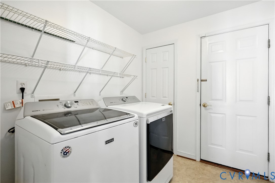 695 Krim Point Loop Midlothian, VA 23114 - Photo 18 of 29 Washroom featuring washer and clothes dryer