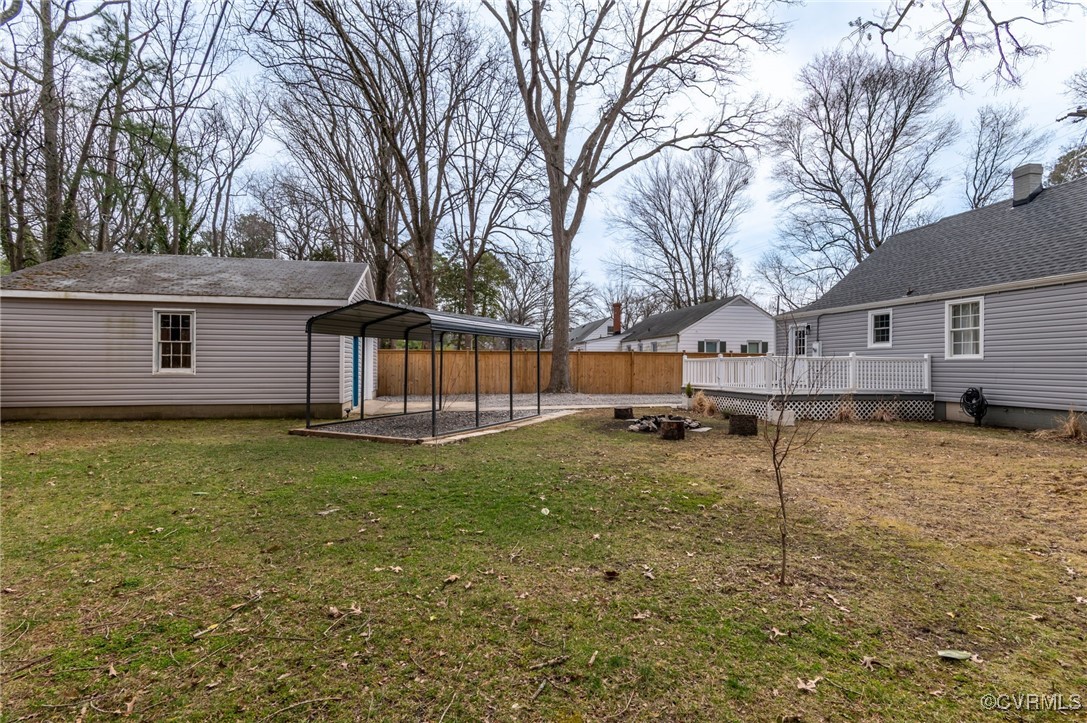 206 West McClellan Street Sandston, VA 23150 - Photo 24 of 24 a house view with a backyard space