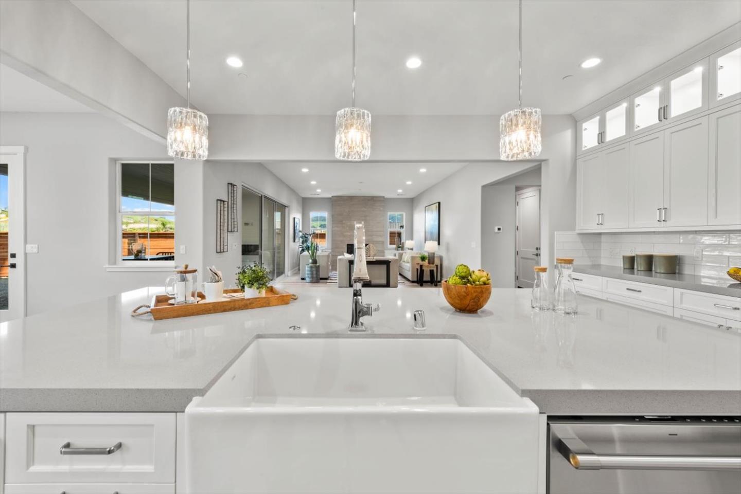 9515 Faria Preserve Parkway San Ramon, CA 94583 - Photo 29 of 84 a kitchen with a sink appliances and cabinets
