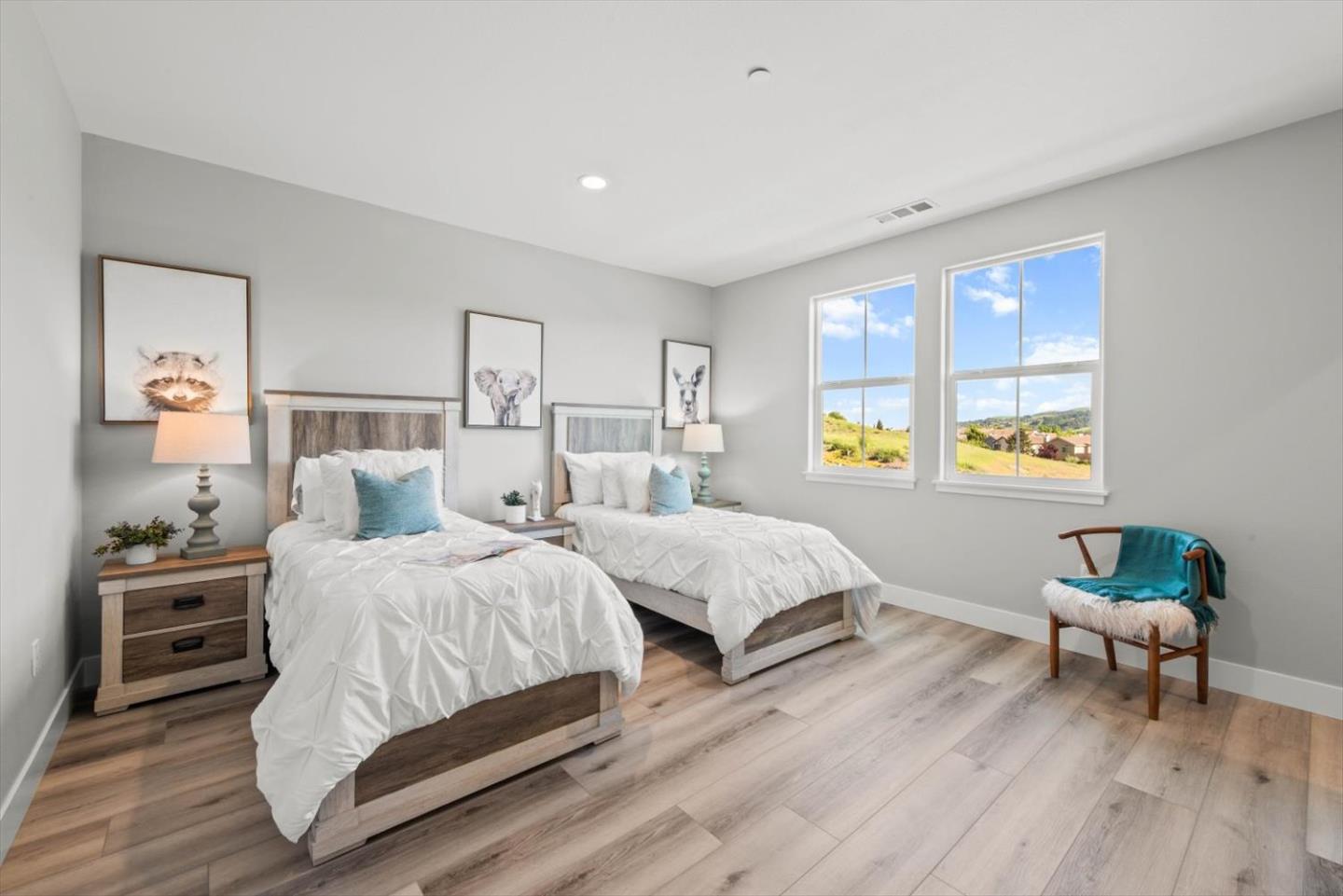 9515 Faria Preserve Parkway San Ramon, CA 94583 - Photo 48 of 84 a spacious bedroom with two beds and a couch