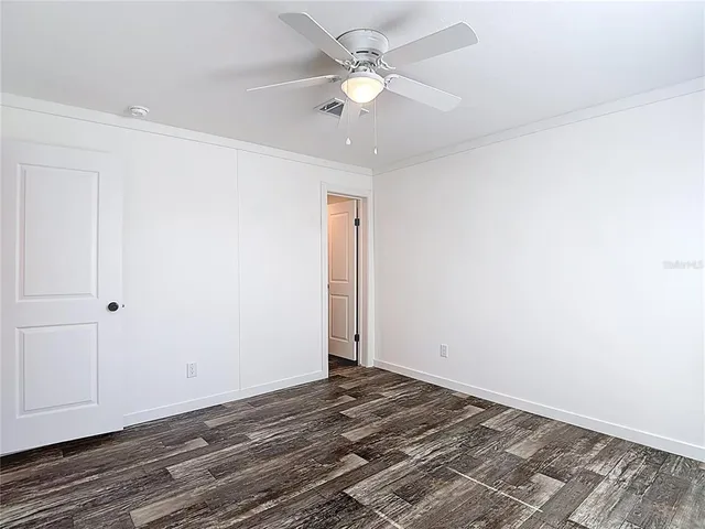 wooden floor in an empty room