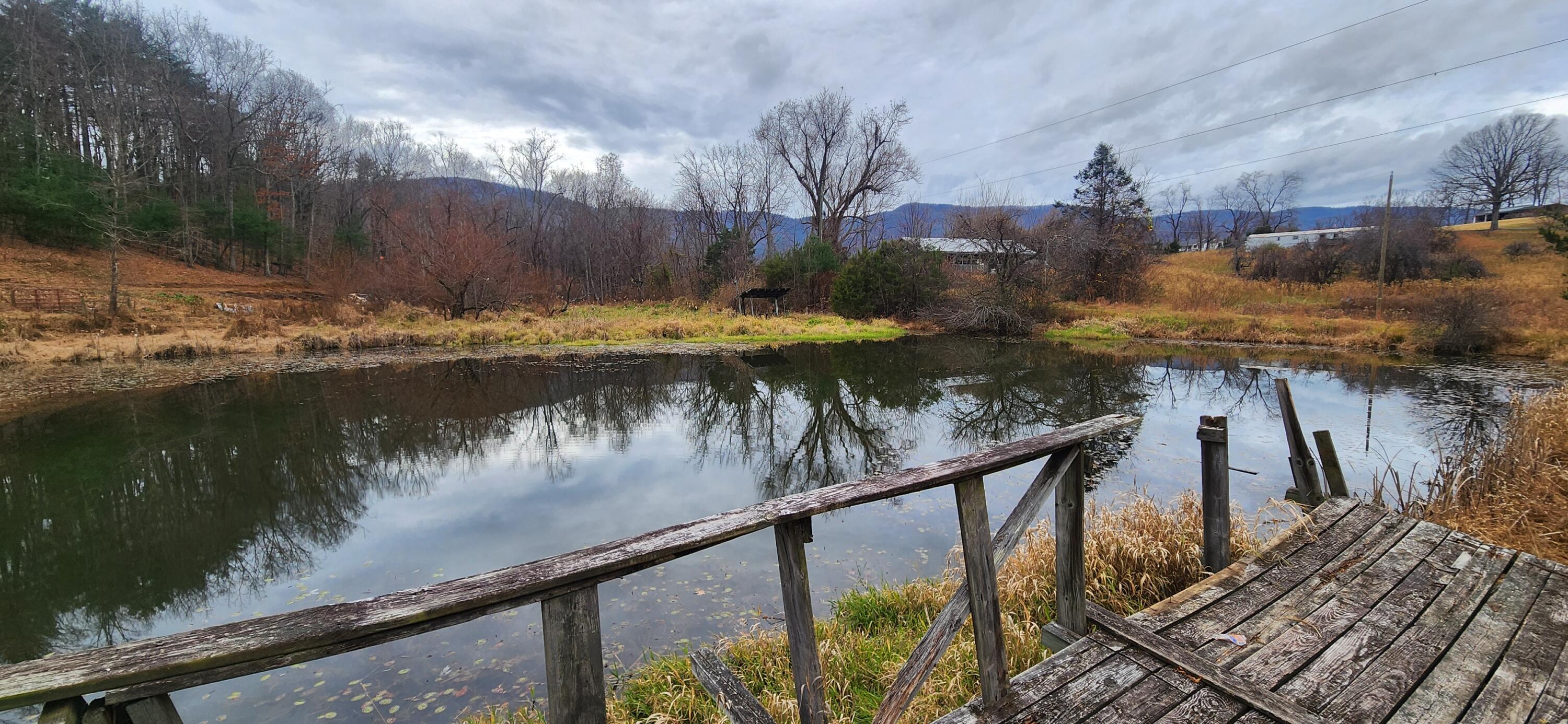 10401 Callaway Road Callaway, VA 24067 - Photo 9 of 14 a view of a lake from a balcony