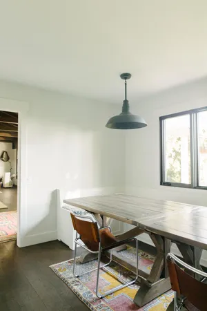 a room with furniture and window