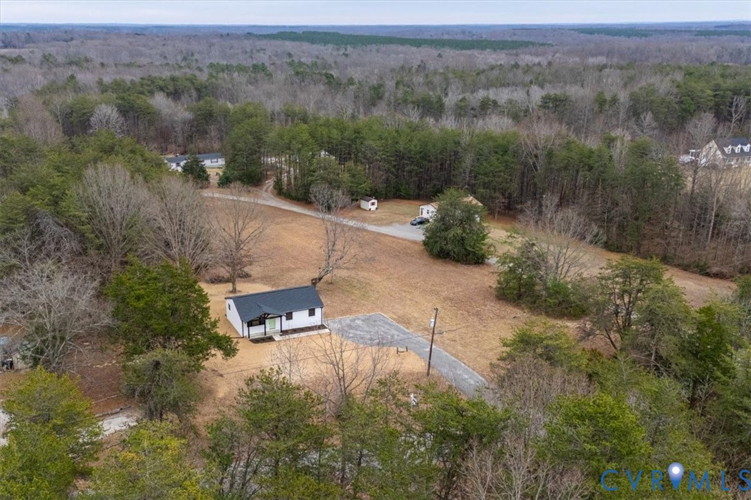 2495 Jackson Shop Road Goochland, VA 23063 - Photo 35 of 38 an aerial view of a house with mountain view