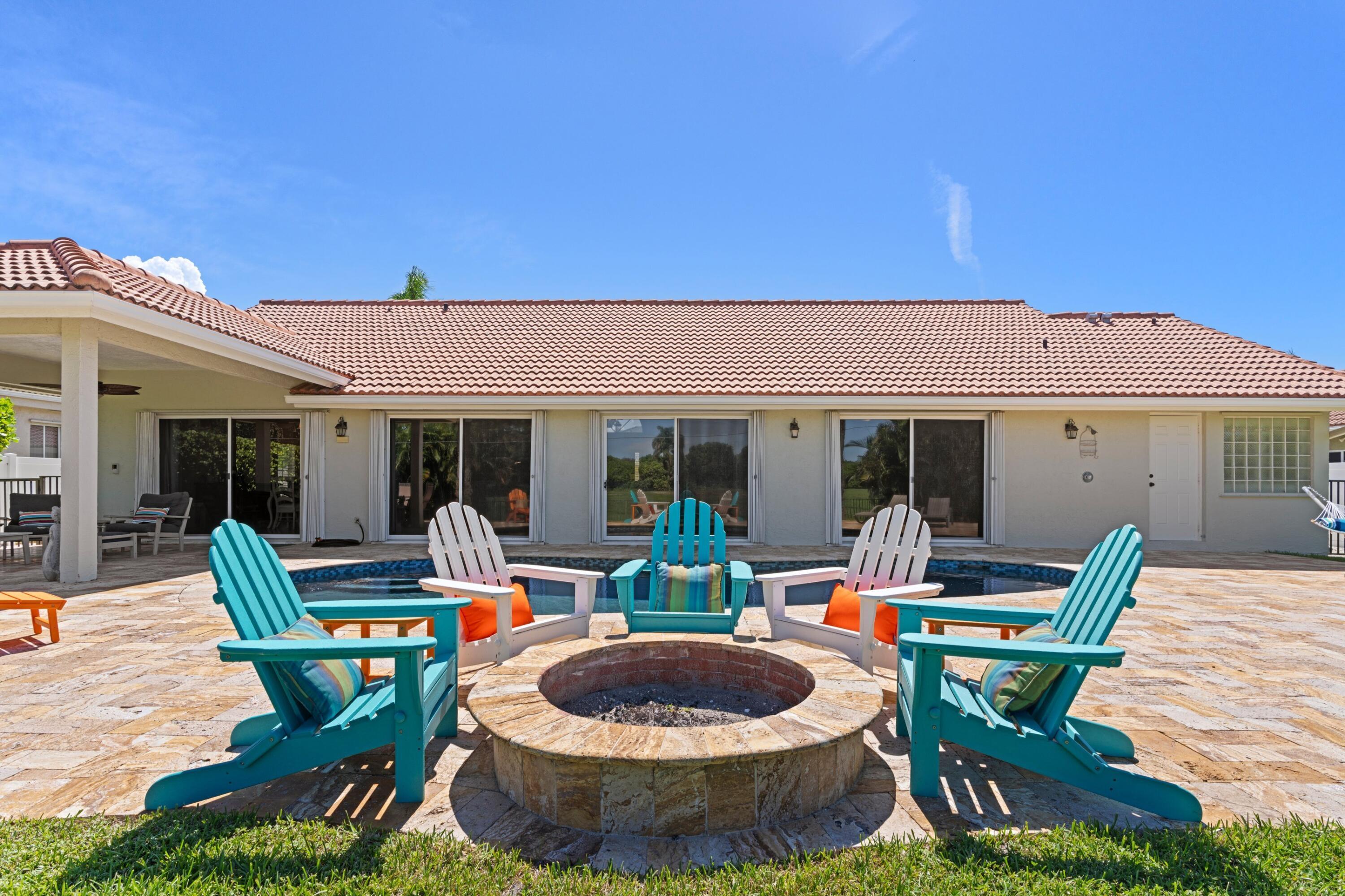 7598 Fairway Trail Boca Raton, FL 33487 - Photo 22 of 50 Fire Pit