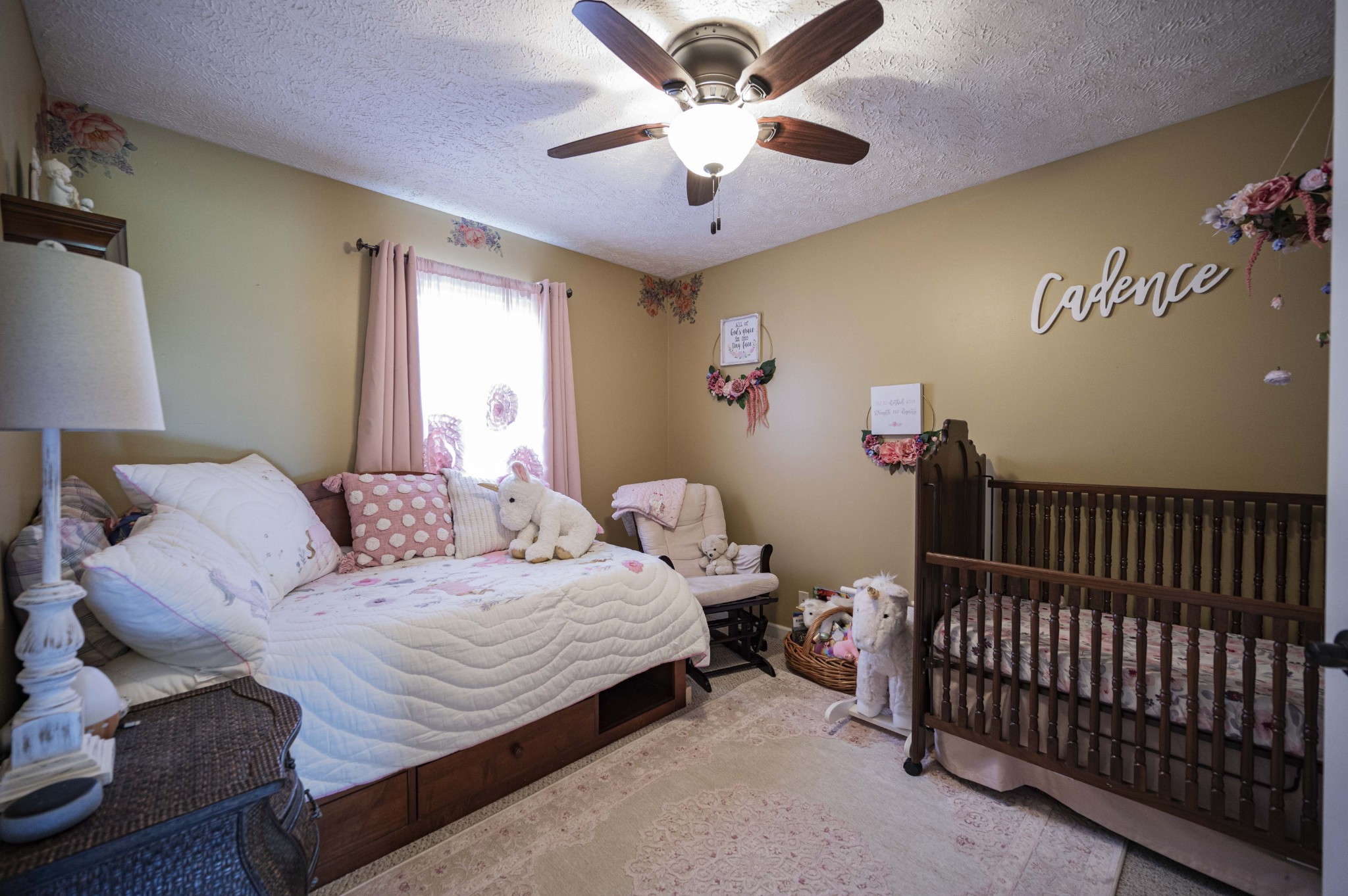 1237 Macduff Drive Murfreesboro, TN 37128 - Photo 11 of 20 a bedroom with a bed and a chandelier