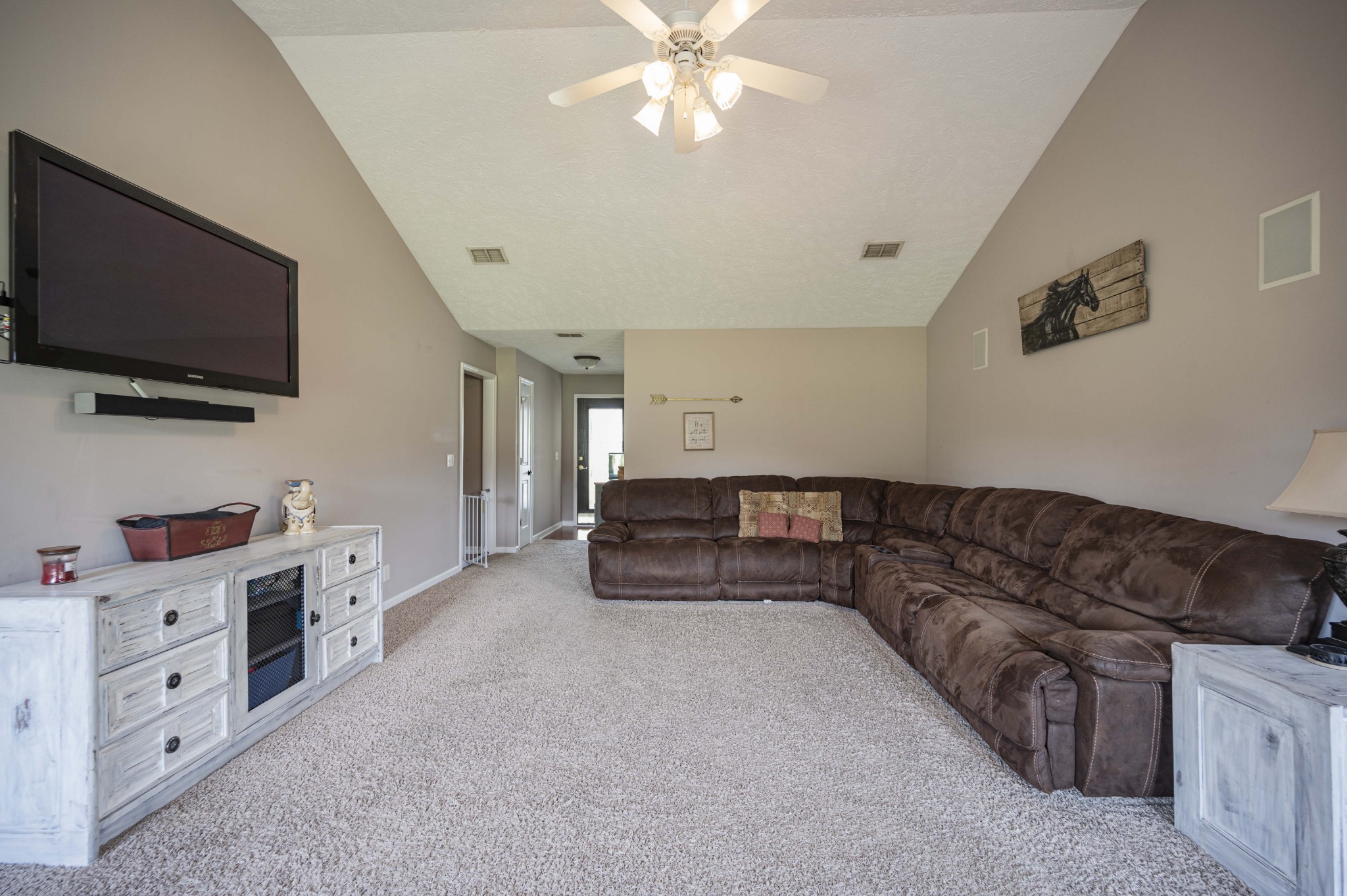 1237 Macduff Drive Murfreesboro, TN 37128 - Photo 3 of 20 a living room with furniture and a flat screen tv