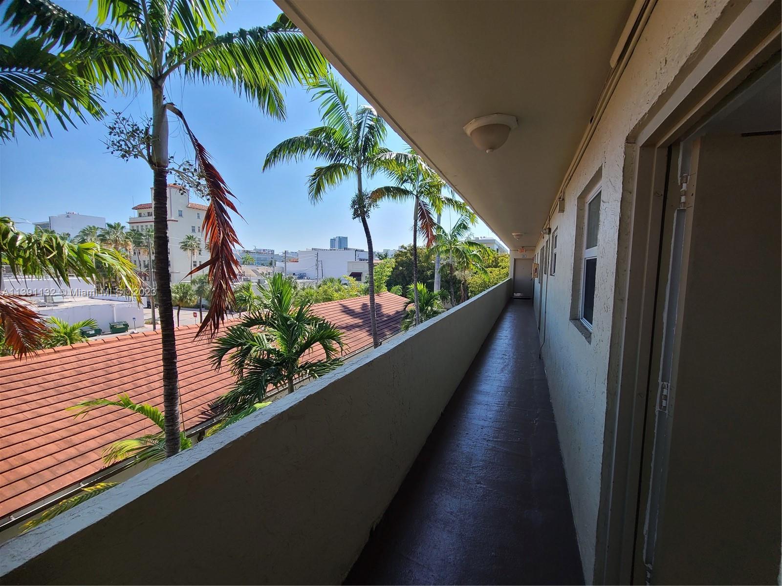 1612 Jefferson Avenue, Unit 403 Miami Beach, FL 33139 - Photo 45 of 55 a view of balcony with wooden floor