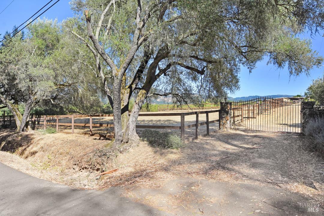 1130 Lawndale Road Kenwood, CA 95452 - Photo 12 of 12 a view of backyard with large trees