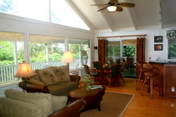 7267 Alamoo Road Hanalei, HI 96714 - Photo 3 of 15 a living room with furniture and a large window