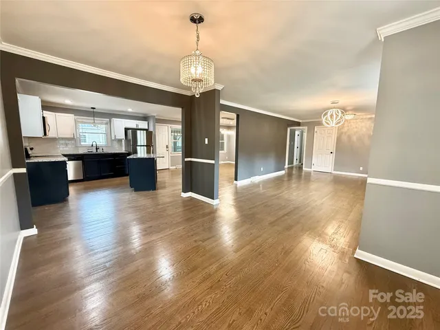 a view of a lobby with furniture