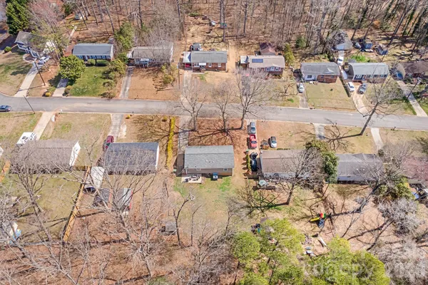 a bird view of a house