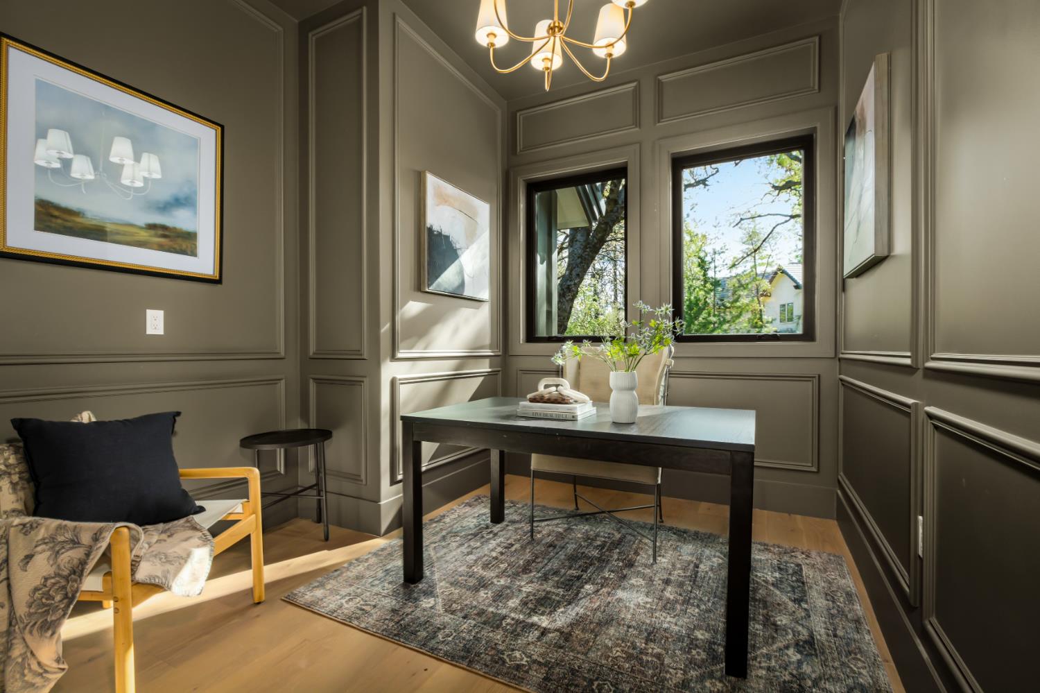 1632 The Point Meadow Vista, CA 95722 - Photo 27 of 60 a view of a workspace with furniture and a window
