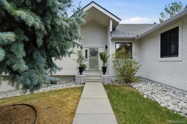 a view of house and outdoor space