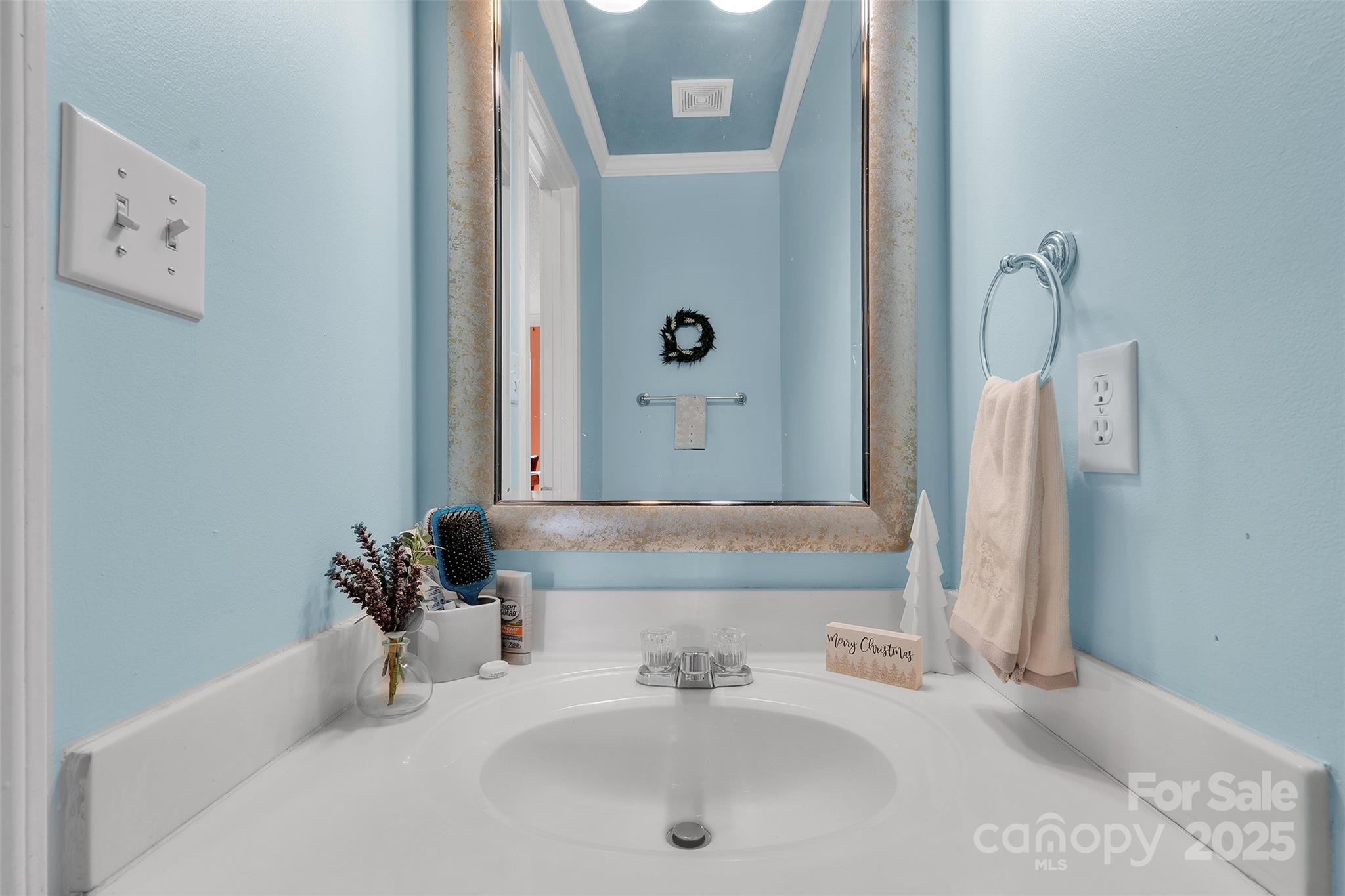 3007 Wyntree Court Matthews, NC 28104 - Photo 14 of 44 a bathroom with a sink and a mirror